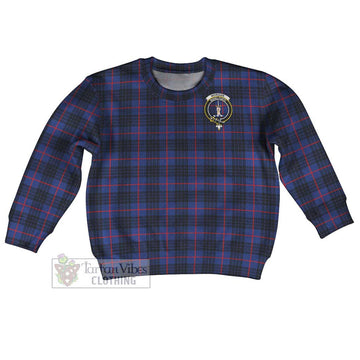 Morgan Tartan Kid Ugly Sweater with Family Crest Kid - Tartan Vibes Clothing