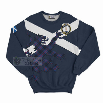 Morgan Tartan Lion Rampant Sweatshirt Proudly Display Your Heritage with Alba Gu Brath and Clan Name Unisex - Tartan Vibes Clothing