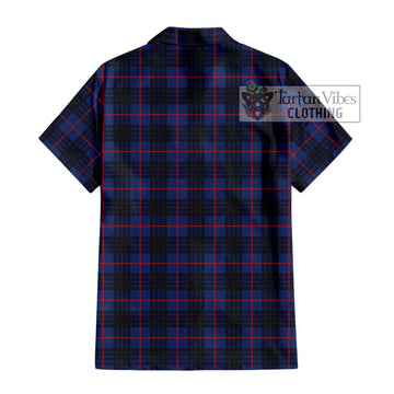 Morgan Tartan Hawaiian Shirt with Family Crest DNA In Me Style - Tartan Vibes Clothing