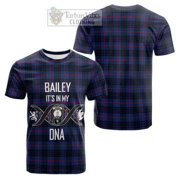 Tartan Vibes Clothing Morgan Tartan Cotton T-shirt with Family Crest DNA In Me Style
