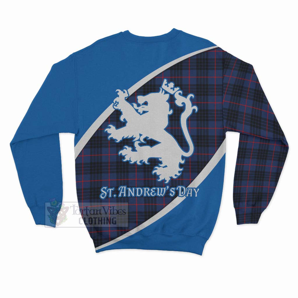 Morgan Family Crest Tartan Sweatshirt Celebrate Saint Andrew's Day in Style - Tartan Vibes Clothing