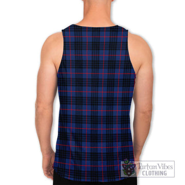 Morgan Tartan Men's Tank Top with Family Crest DNA In Me Style - Tartan Vibes Clothing