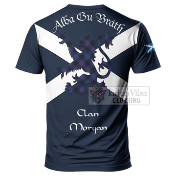 Morgan Tartan Lion Rampant T-Shirt Proudly Display Your Heritage with Alba Gu Brath and Clan Name - Tartan Vibes Clothing