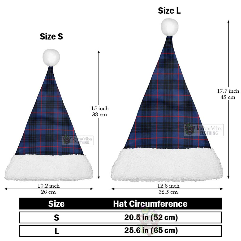 Morgan Tartan Christmas Santa Hats Christmas Hat L 25.6in (65cm) - Tartan Vibes Clothing