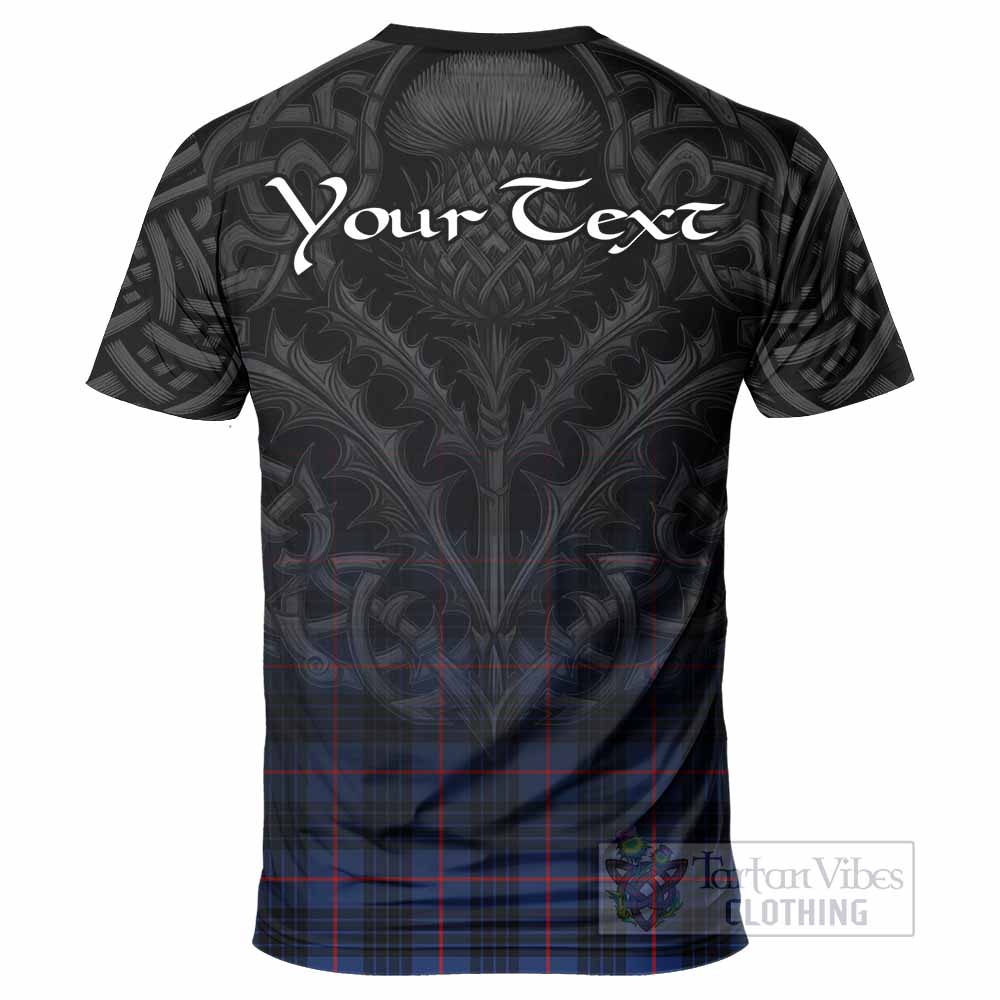 Morgan Tartan T-Shirt with Family Crest Celtic Thistle Vibes - Tartan Vibes Clothing
