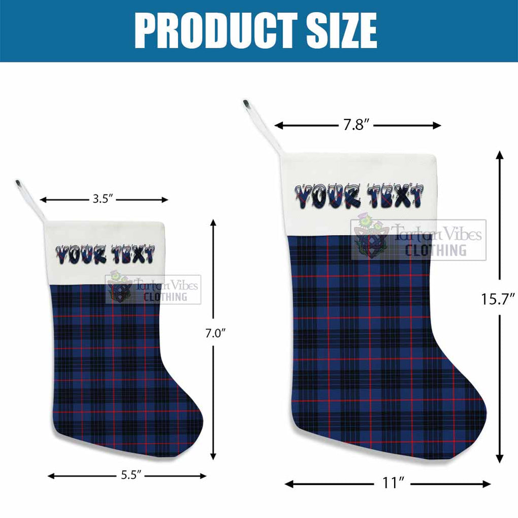Morgan Tartan Christmas Stocking with Personalized Text - Tartan Vibes Clothing
