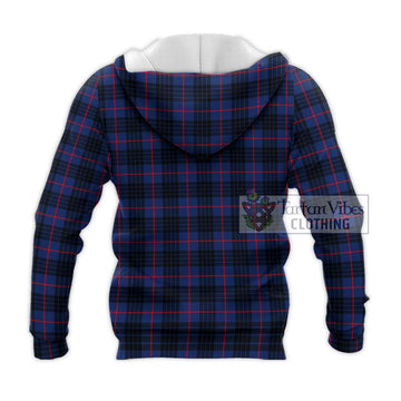 Morgan Tartan Knitted Hoodie with Family Crest DNA In Me Style - Tartan Vibes Clothing