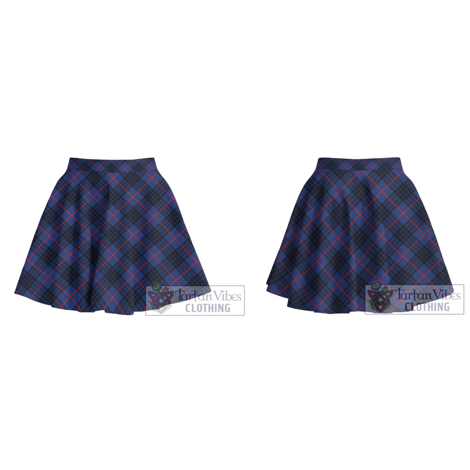 Tartan Vibes Clothing Morgan Tartan Women's Plated Mini Skirt