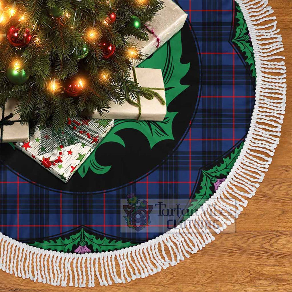 Morgan Tartan Christmas Tree Skirt Scottish Thistle Style - Tartan Vibes Clothing