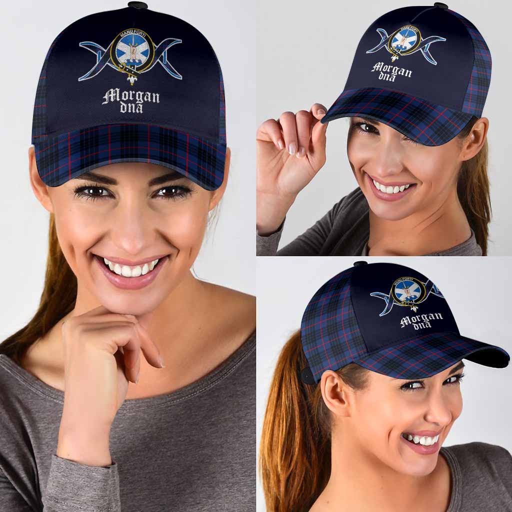 Morgan Clan DNA Tartan Classic Cap - Tartan Vibes Clothing