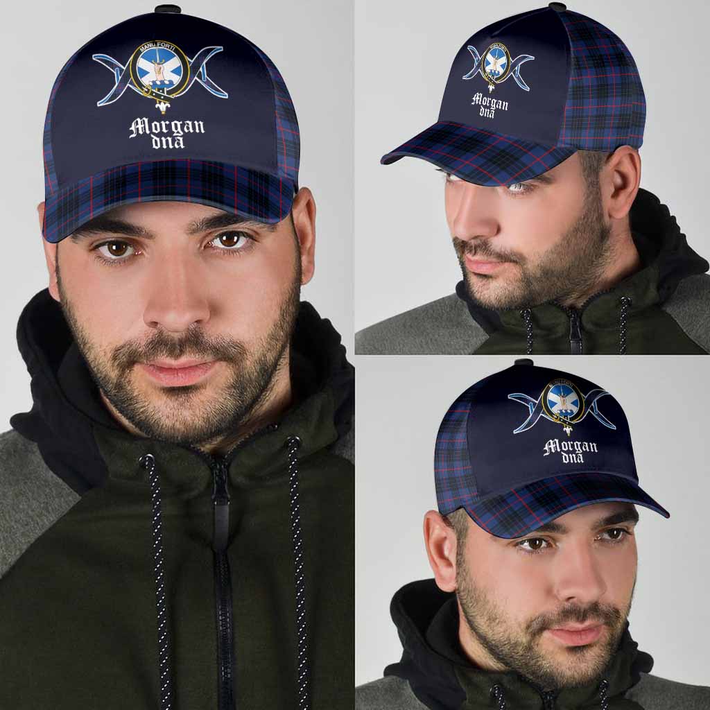 Morgan Clan DNA Tartan Classic Cap - Tartan Vibes Clothing