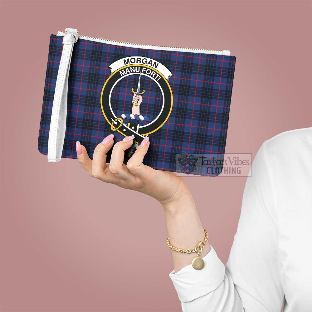Tartan Vibes Clothing Morgan Family Crest Tartan Clutch Bag