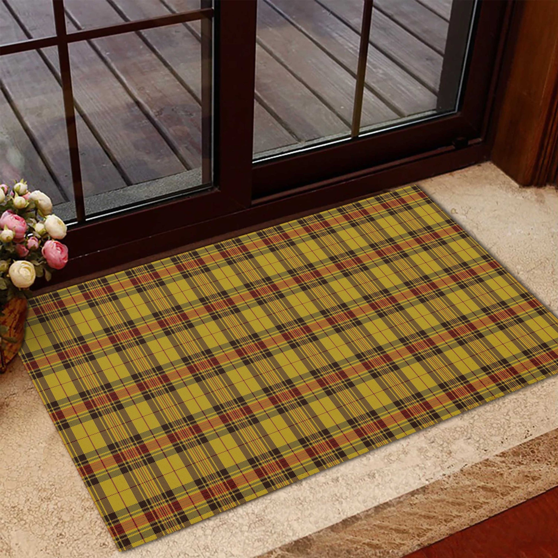 Morgan of Wales Tartan Rubber Doormat L 60*90cm - Tartan Vibes Clothing