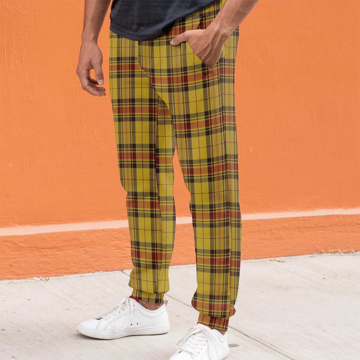Morgan of Wales Tartan Joggers Pants S - Tartan Vibes Clothing
