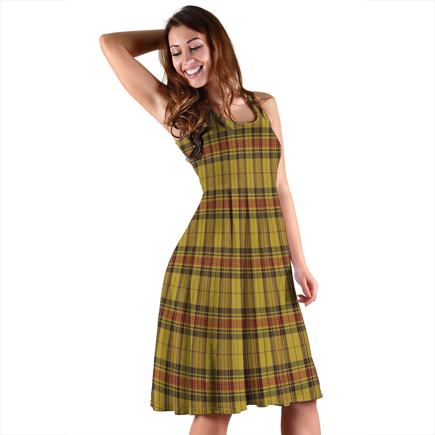 morgan-of-wales-tartan-sleeveless-midi-womens-dress