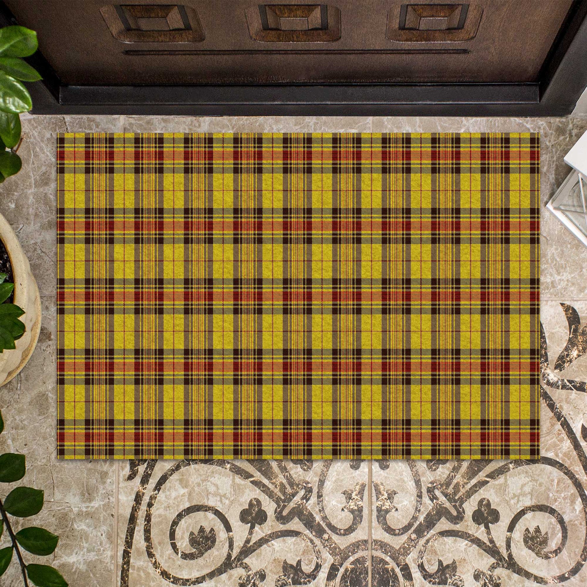 Morgan of Wales Tartan Rubber Doormat - Tartan Vibes Clothing