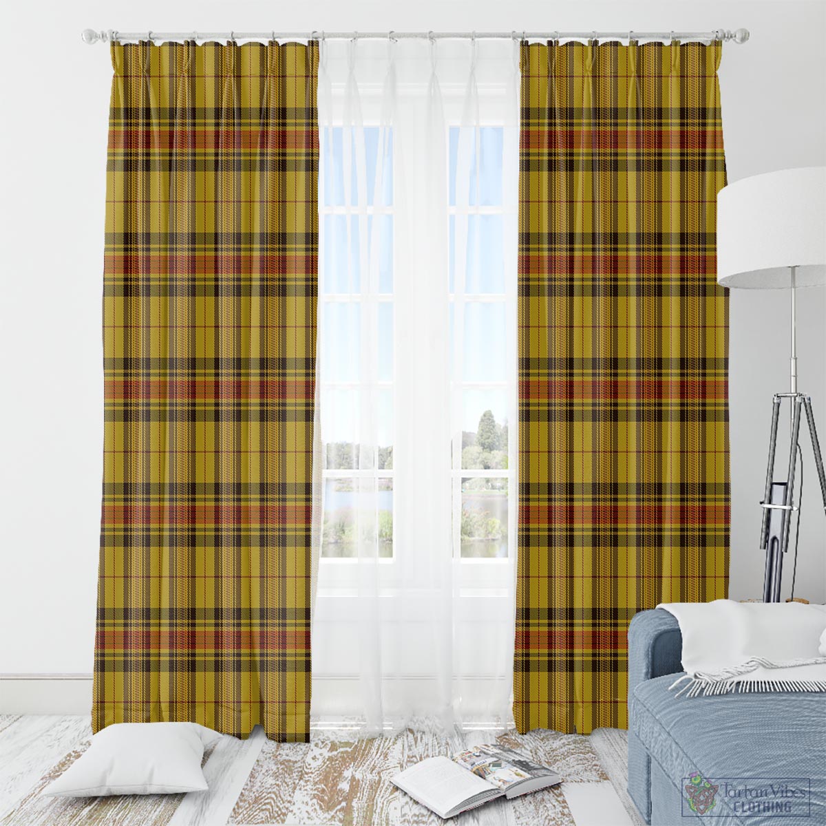 Morgan of Wales Tartan Window Curtain