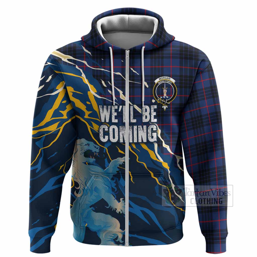 Morgan Scotland Tartan Hoodie WC2026 Football - We'll Be Coming