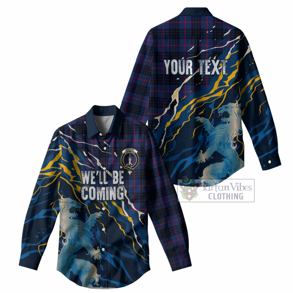 Morgan Scotland Tartan Women Casual Shirt WC2026 Football - We'll Be Coming