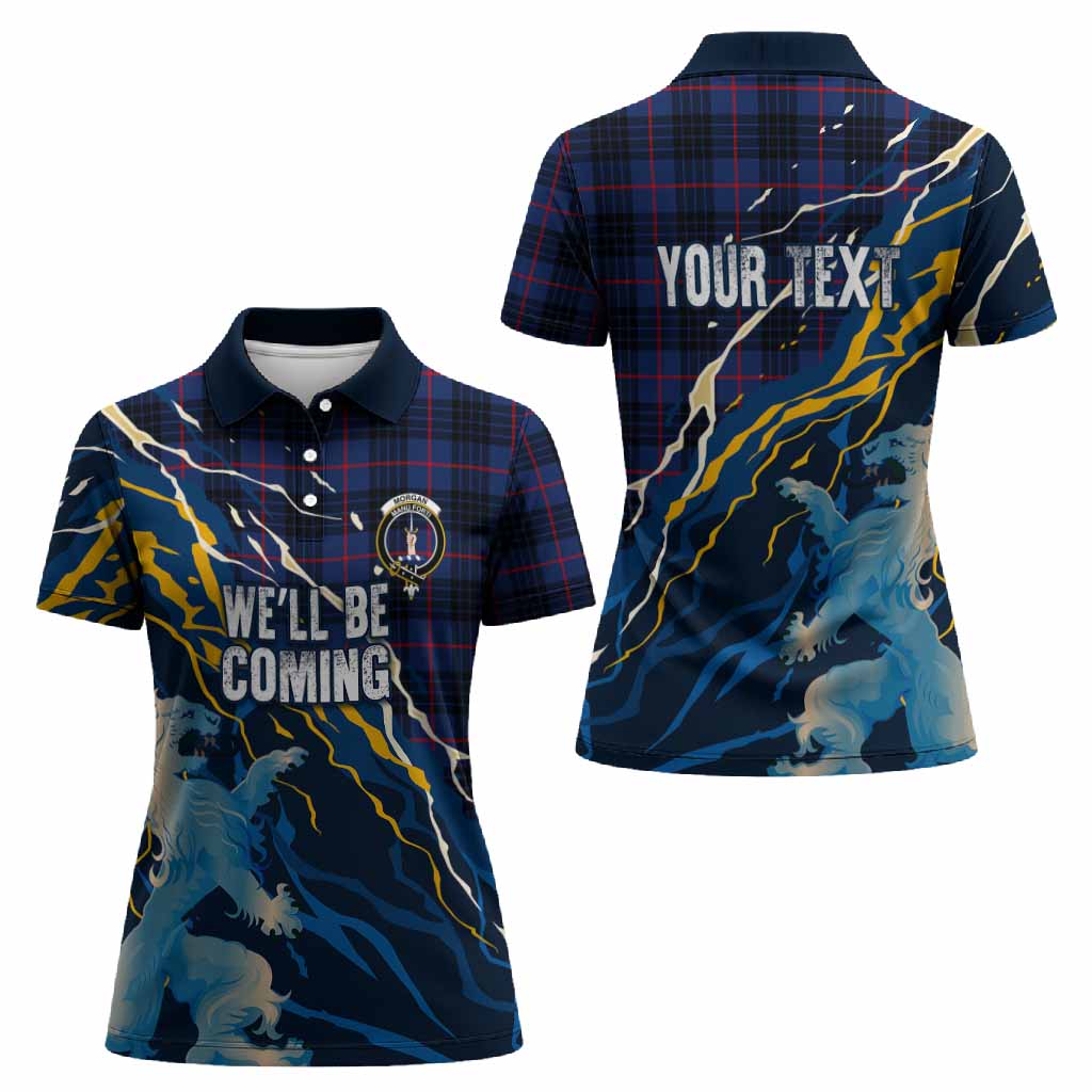 Morgan Scotland Tartan Women Polo Shirt WC2026 Football - We'll Be Coming