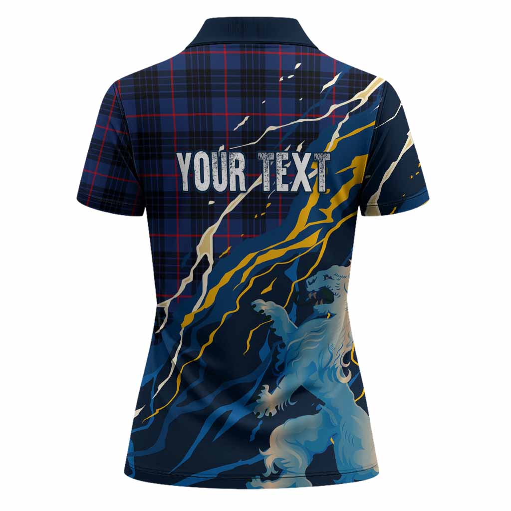 Morgan Scotland Tartan Women Polo Shirt WC2026 Football - We'll Be Coming