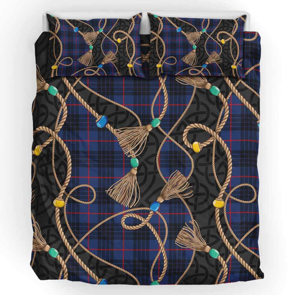 Morgan Scottish Tartan Twisted Ropes Stylized Bedding Set UK Bedding Set UK King 91*87 inch - Tartan Vibes Clothing