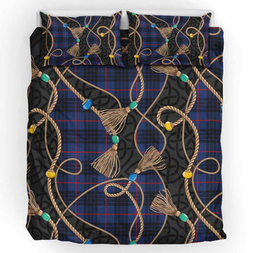 Morgan Scottish Tartan Twisted Ropes Stylized Bedding Set UK Bedding Set UK King 91*87 inch - Tartan Vibes Clothing