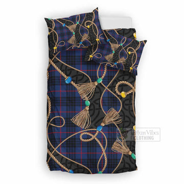 Morgan Scottish Tartan Twisted Ropes Stylized Bedding Set UK Bedding Set UK Double 79*79 inch - Tartan Vibes Clothing