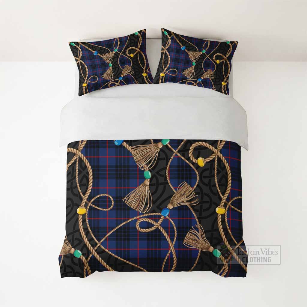 Morgan Scottish Tartan Twisted Ropes Stylized Bedding Set - Tartan Vibes Clothing
