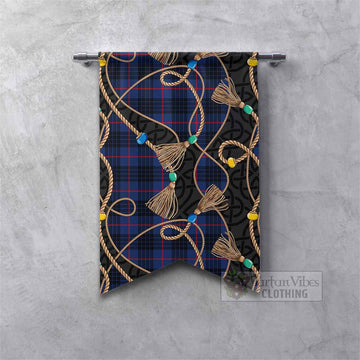 Morgan Scottish Tartan Twisted Ropes Stylized Gonfalon Fishtail - Tartan Vibes Clothing