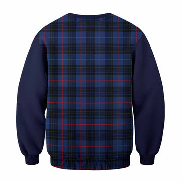 Morgan Tartan Accent Sweatshirt with Family Crest