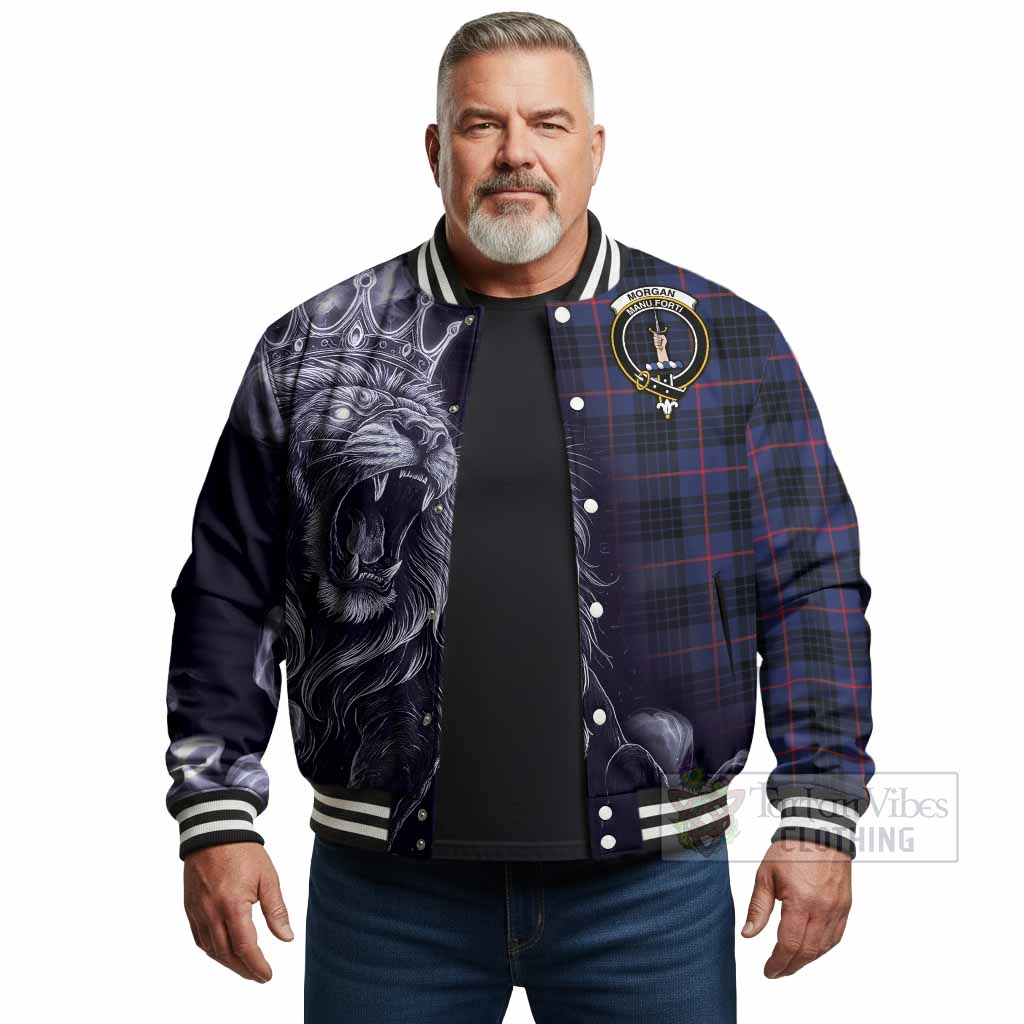 Morgan Tartan Baseball Jacket Roaring Lion Heritage
