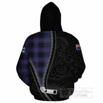 Morgan Tartan Cotton Hoodie New Zealand Pattern Unique Zipper Stylized