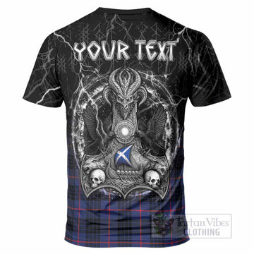 Morgan Tartan Crest T-Shirt Celtic Odin's Raven Legacy
