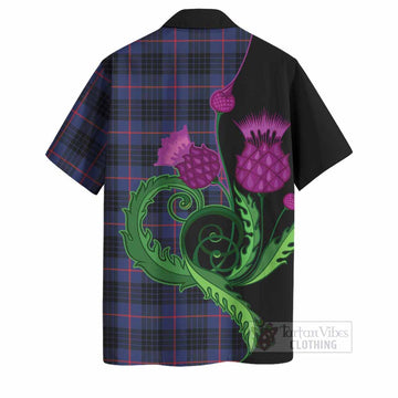 Morgan Tartan Hawaiian Shirt Traditional Scottish Thistle
