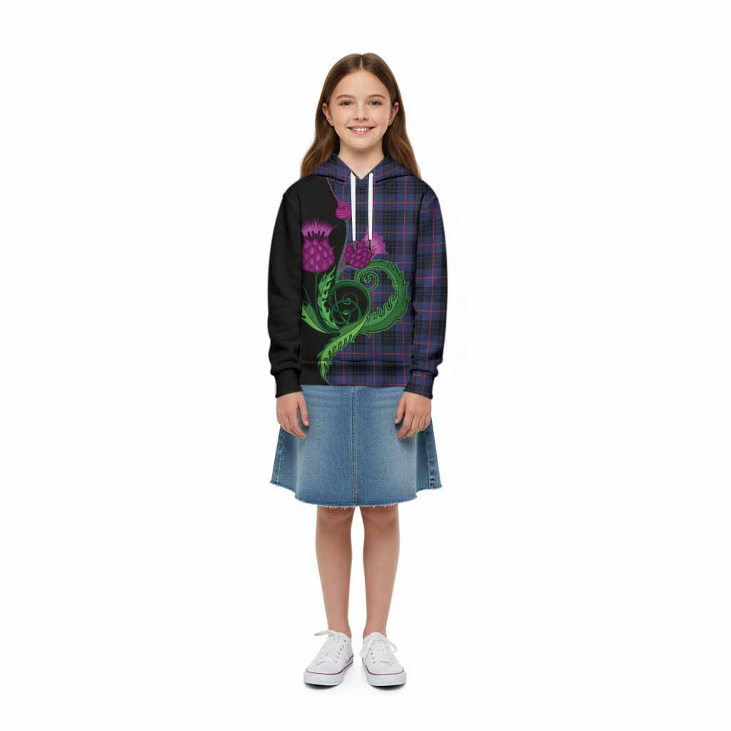 Morgan Tartan Kid Hoodie Traditional Scottish Thistle
