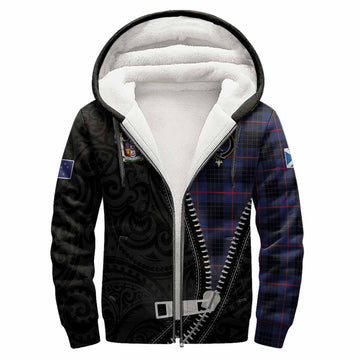 Morgan Tartan Sherpa Hoodie New Zealand Pattern Unique Zipper Stylized