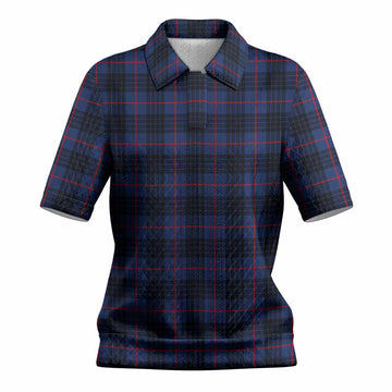 Morgan Tartan Women’s Polo Sweater Top