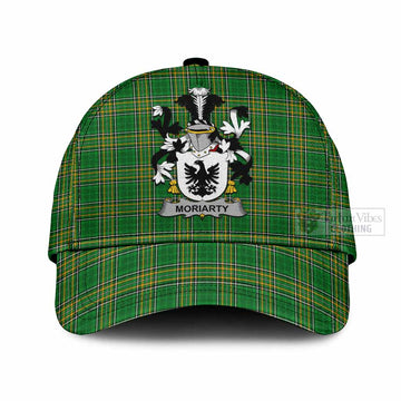 Moriarty Irish Clan Tartan Classic Cap with Coat of Arms Classic Cap Universal Fit - Tartan Vibes Clothing