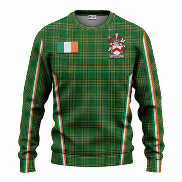 Morley Irish Clan Coat of Arm Tartan Knitted Sweater Flag Style