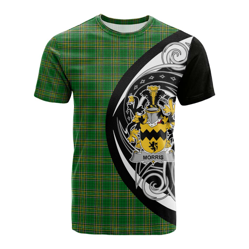 Tartan Vibes Clothing Morris Irish Clan Cotton T-shirt Celtic Circle Style