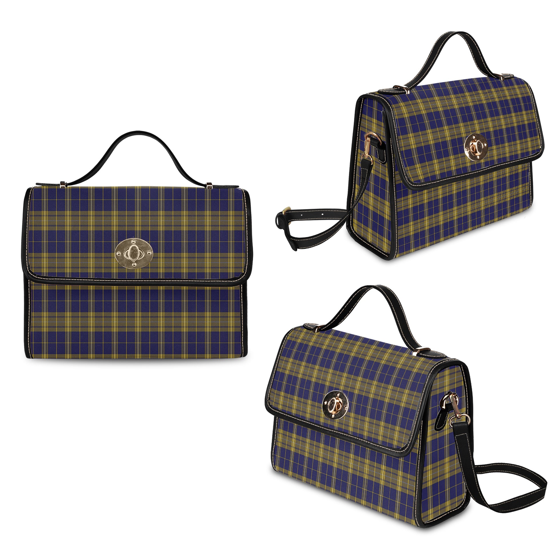 morris-of-wales-tartan-leather-strap-waterproof-canvas-bag