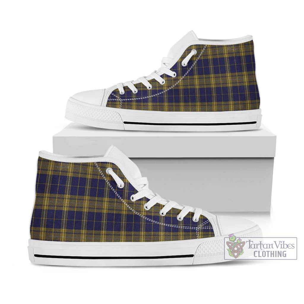 Tartan Vibes Clothing Morris of Wales Tartan High Top Shoes