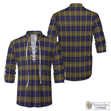 Morris of Wales Tartan Men's Scottish Traditional Jacobite Ghillie Kilt Shirt Men - Tartan Vibes Clothing