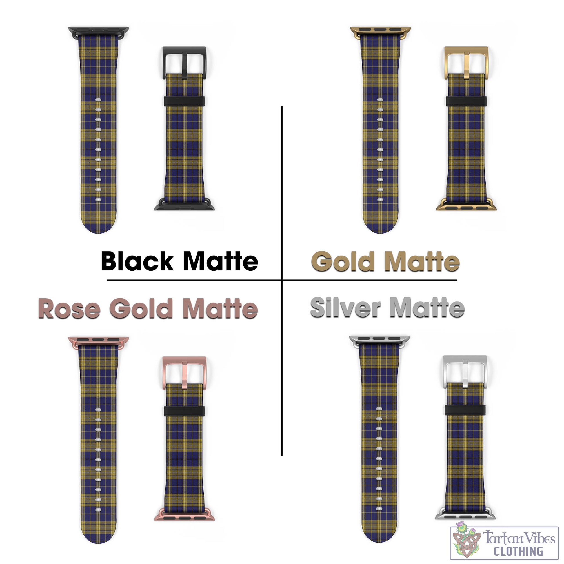 Morris of Wales Tartan Watch Band 42 - 45 mm - Tartan Vibes Clothing