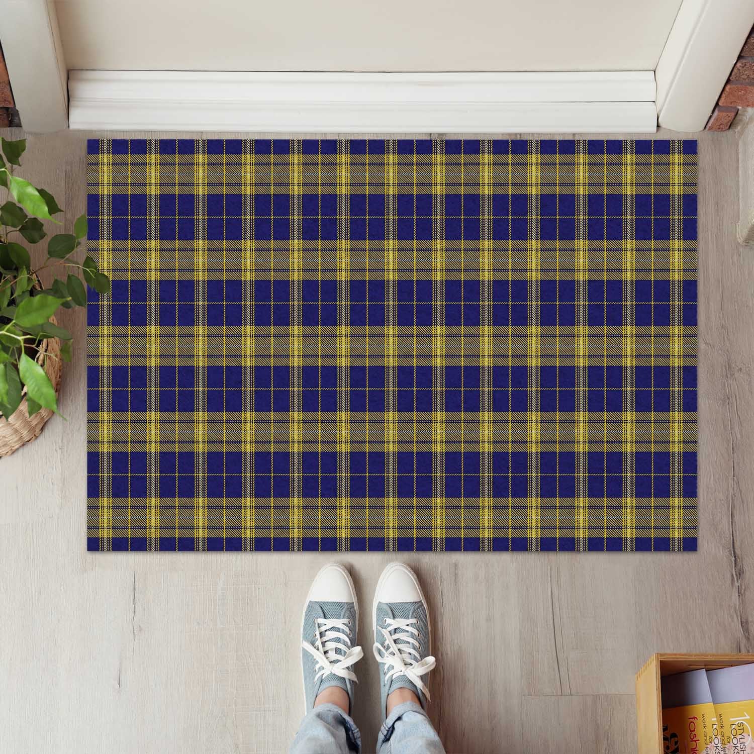 Morris of Wales Tartan Rubber Doormat - Tartan Vibes Clothing