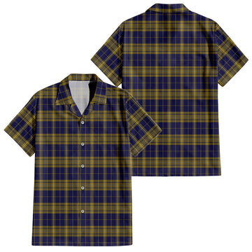 morris-of-wales-tartan-short-sleeve-button-down-shirt