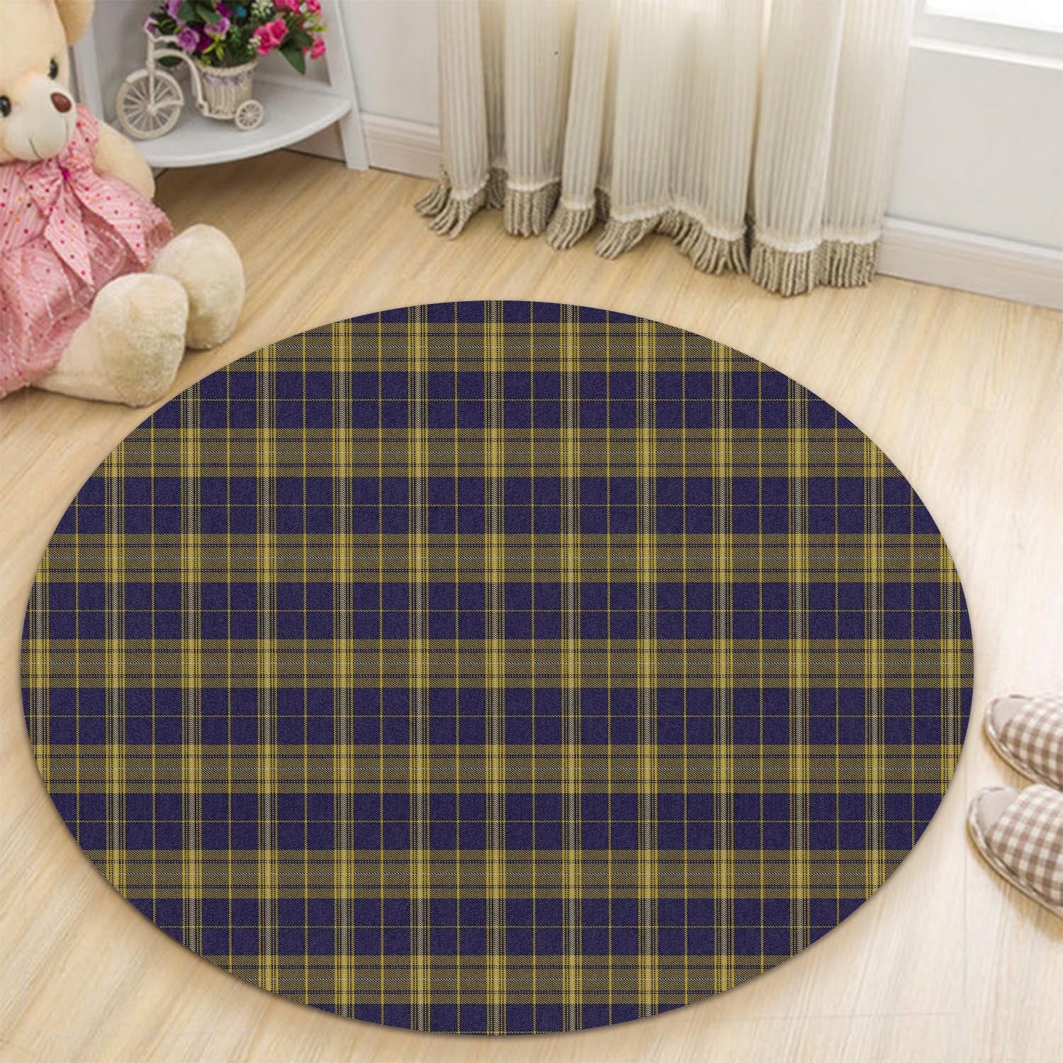 Morris of Wales Tartan Round Rug - Tartan Vibes Clothing