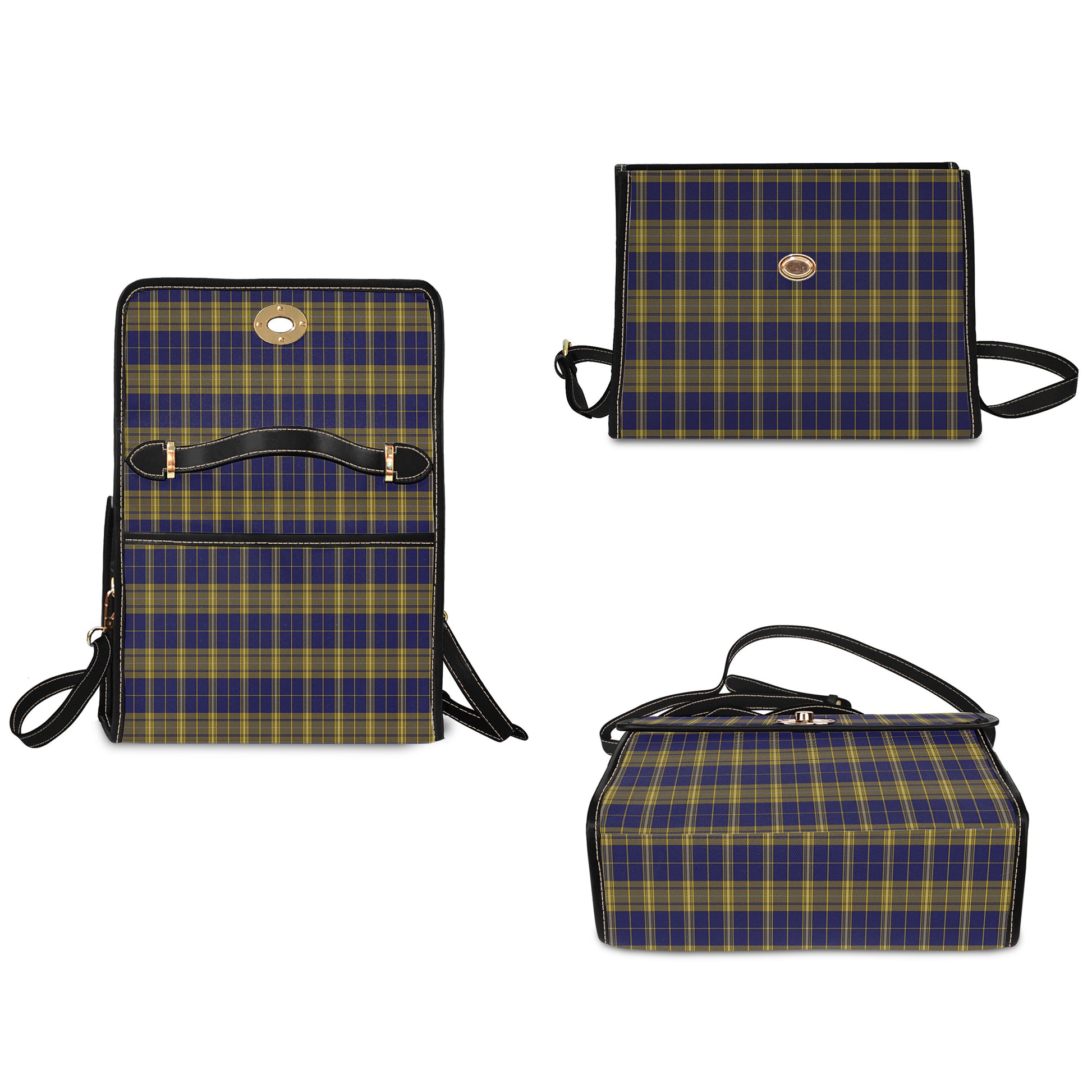 morris-of-wales-tartan-leather-strap-waterproof-canvas-bag