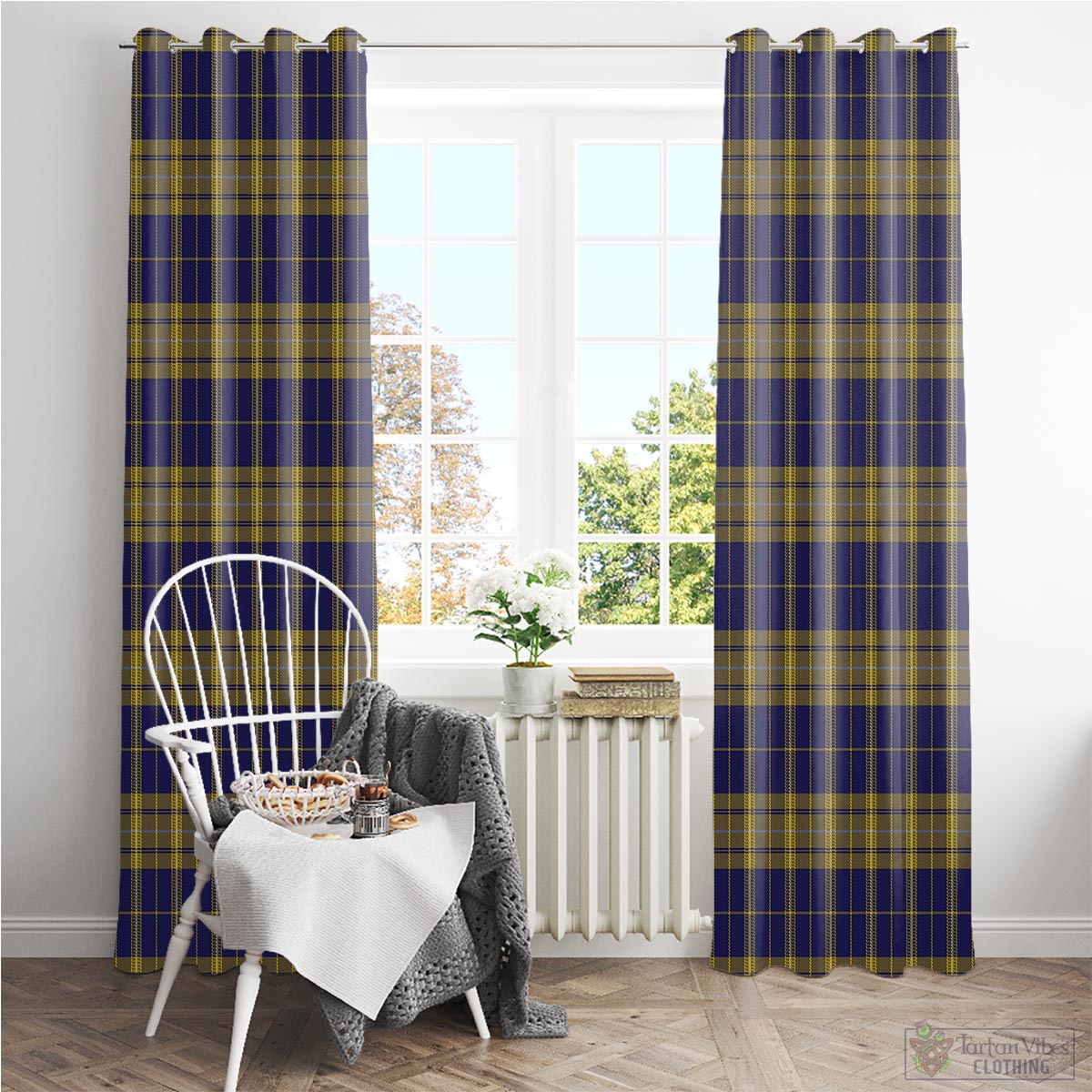Morris of Wales Tartan Window Curtain